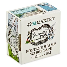 49 And Market Washi Tape Roll-Postage, Summer Porch
