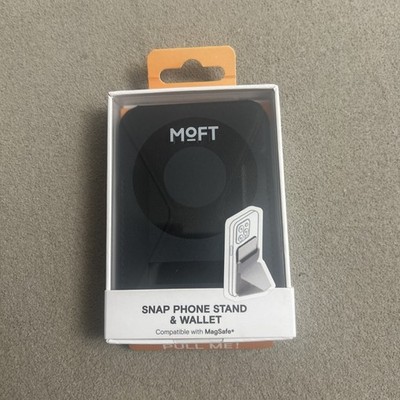 MoFT Snap Phone Stand And Wallet MagSafe Compatible Black