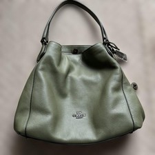 USED COACH Bag Olive from JAPAN