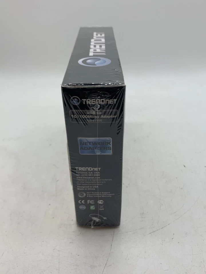 SEALED Trendnet TU2-ET100 USB to 10/100Mbps Adapter w/ FREE SHIPPING - Image 3 of 4