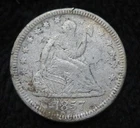 1857 Seated Liberty Quarter Dollar * Damaged/Corroded * 5952
