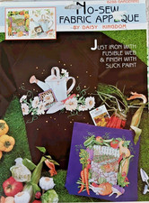 Vtg Daisy Kingdom No Sew Fabric Panel Applique 6288 Gardening Daisy Vegetables