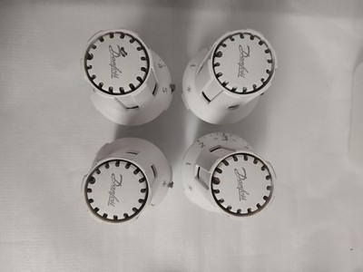 5 gebrauchte Danfoss Thermostatköpfe