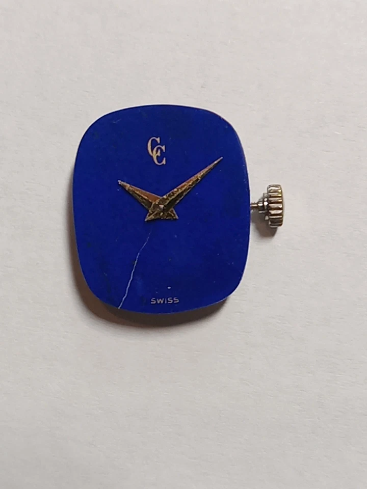 Concord Lapiz Lazuli Dial Cal 2412 Manual 17 Jewels Swiss Womens Watch Movement - Image 2 of 4