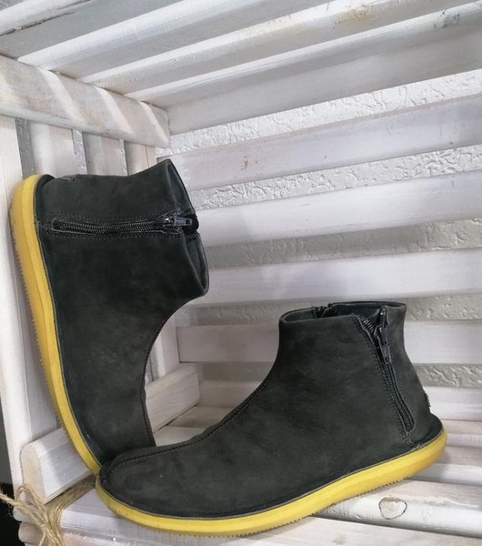 Women Camper Boots Khaki Nubuck 39