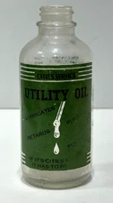 Vintage rare cities service utility oil 4 oz jar oil and gas collectible empty