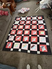 Vintage Floral Appliqu Quilt - See Pics And Description