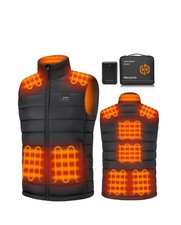 Heated Vest for Men with Battery Pack Included 16000mAh 7.4V, Electric Men's ...