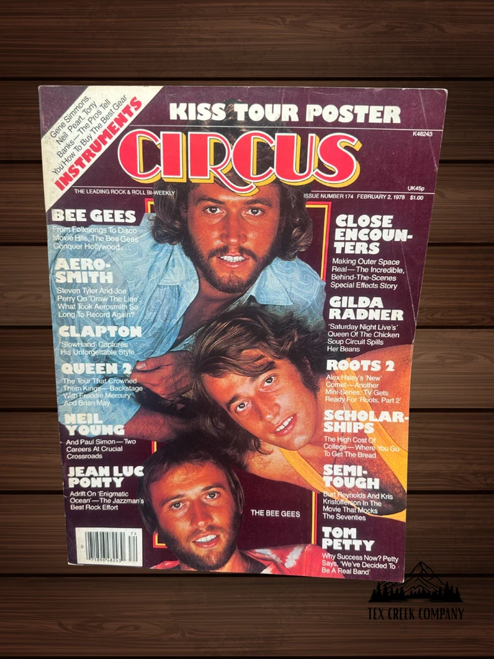 Vintage Circus Magazine lot (4) – 1978 Andy Gibb, Bee Gees, John Travolta, Marle - Image 2 of 4