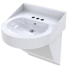 Bestcare Wh3740-09 Hospital Sink, 21.5"X19"X7", White