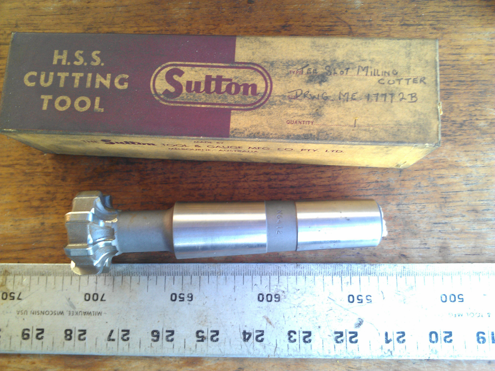 TN6395 6" 33x & 47x C.S. Valve Disc Morse 4MT HSS TEE T Slot Milling