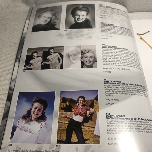 Julien’s Auctions Marilyn Monroe December 6, 2014 - Picture 8 of 14