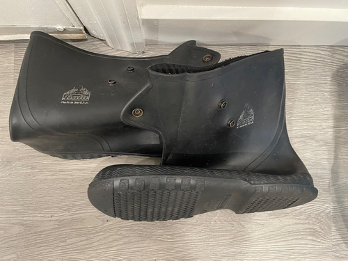 Bata galoshes uomo gomma nera grandi con stivali da caccia con bottoni