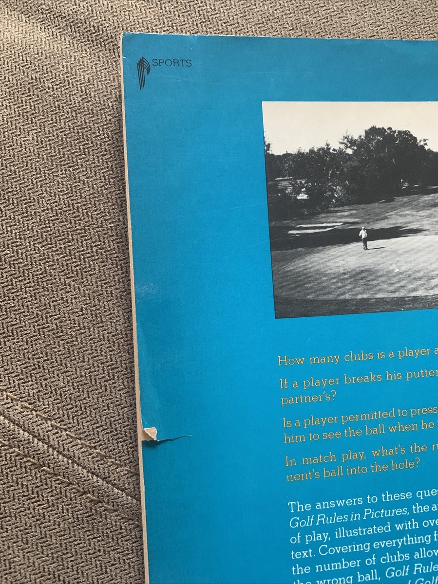 Golf Rules in Pictures Paperback U. S. Golf Association