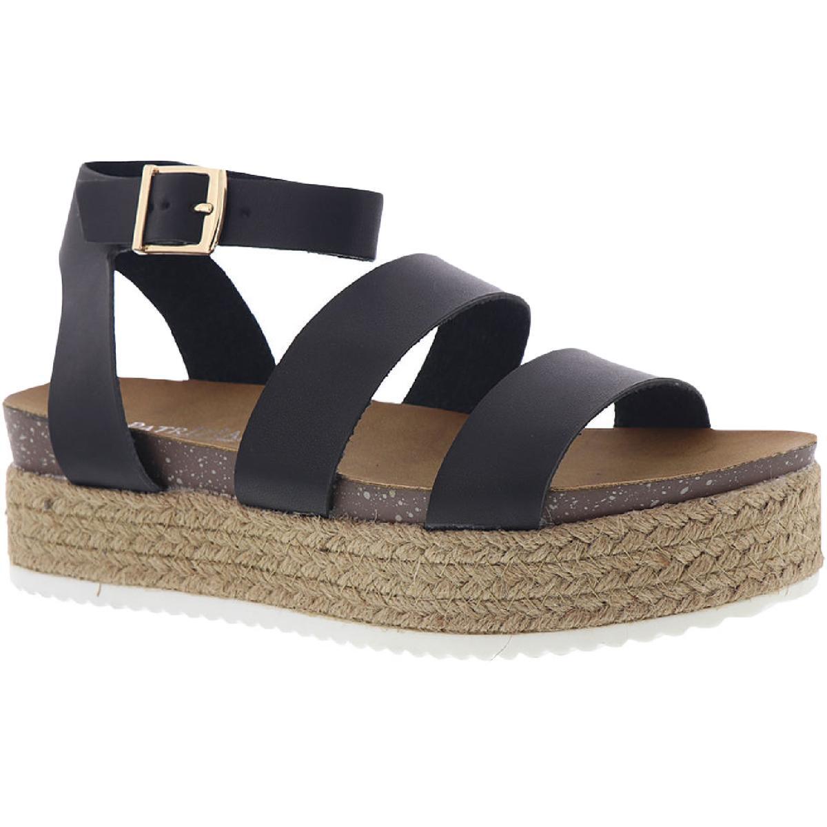 Patrizia by Spring Step Женские черные эспадрильи Larissa 38-39 среднего размера (B,M) 1932