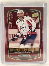 23-24 UD Engrained Alex Ovechkin Synthesis Red SP! Mint Card!