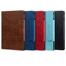 For Kindle Scrible / Fire HD10 HD8 Magntic Flip Stand Folio Cover with Card Slot
