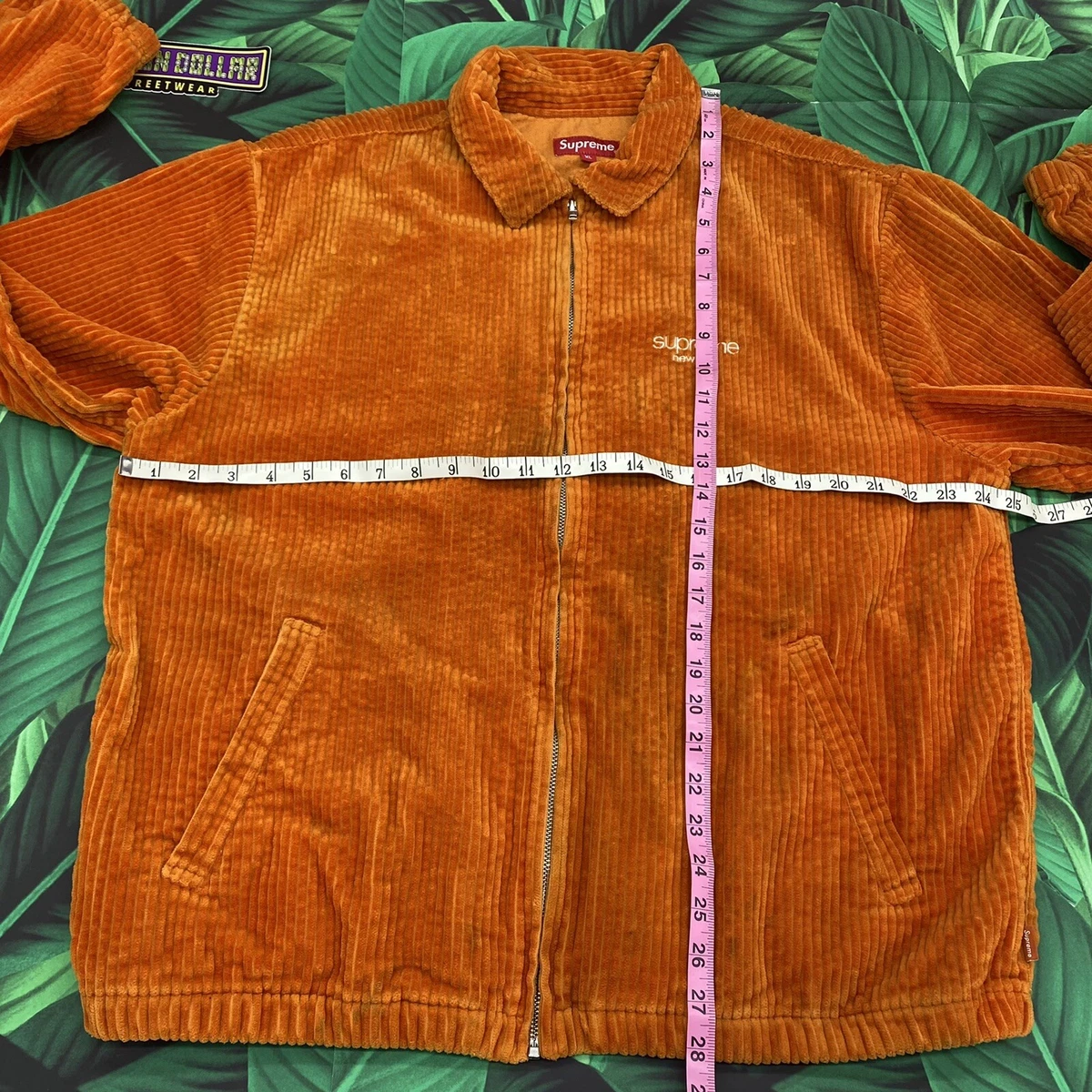 supreme wide whale corduroy harrington jacket | eBay