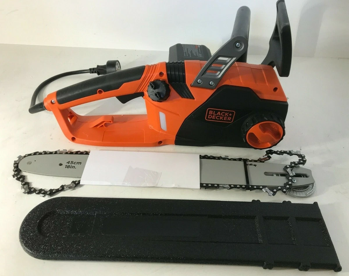 BLACK+DECKER Electric Chainsaw, 18-Inch, 15-Amp, Corded (CS1518)