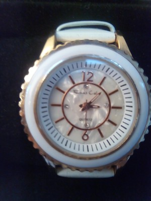 Montre Bracelet Femme G And B Time à Quartz - Cadre Carré Argenté - Occasion Fonctionne Pile Incluse