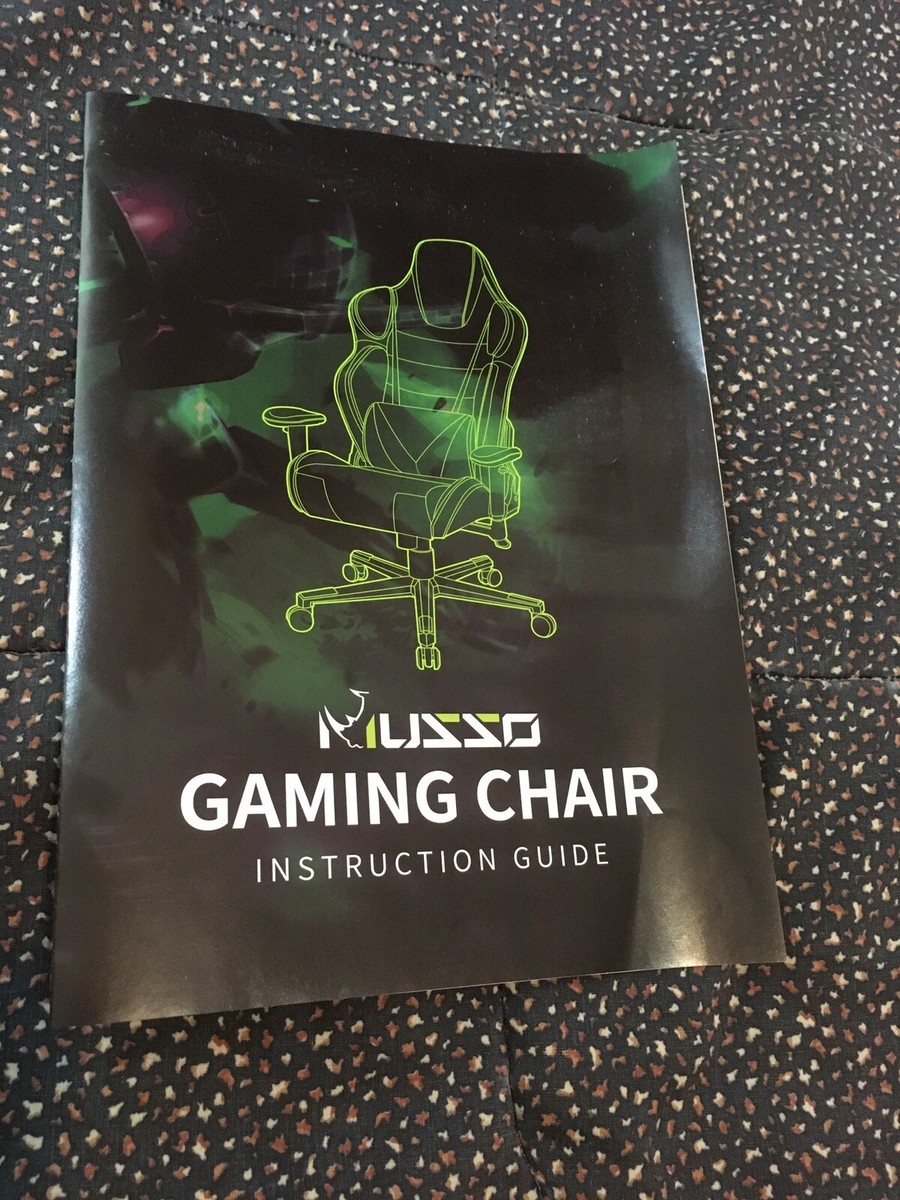 Musso Gaming Chair Instruction Guide
