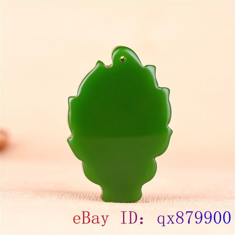 Natural Green Jade Fox Pendant Necklace - Hand-Carved Amulet Charm, Fashion Jewelry Gift - View #4