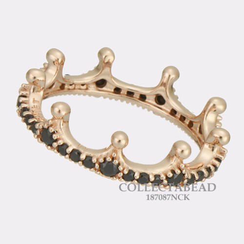 Authentic Pandora Silver ROSE™ Enchanted Crown CZ Size 7 Ring 187087NCK-54 - Afbeelding 1 van 1
