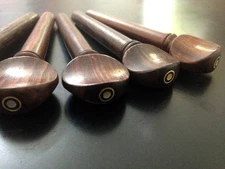 Oud Pegs Rosewood Swiss Models A quality with Persian Eye 55/9/7 mm 12 pcs Lot
