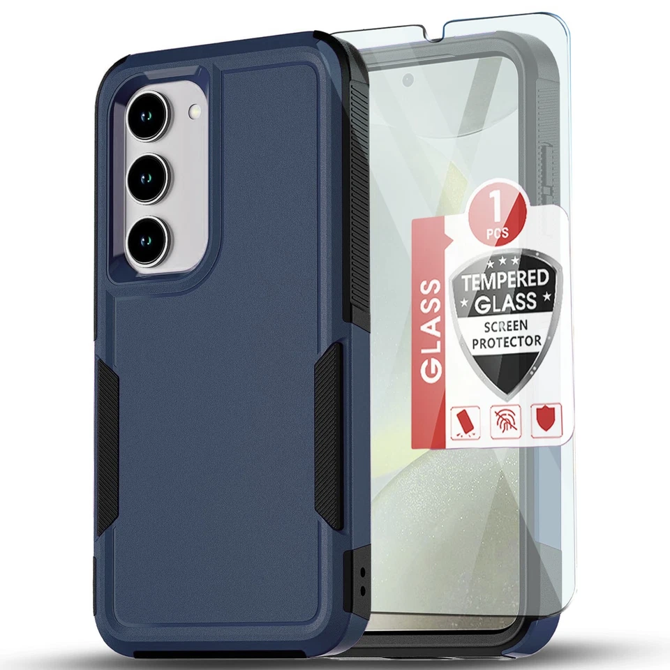 For Samsung Galaxy A14 5G A03S A13 A32 A12 Case Phone Cover + Tempered Glass - Image 3 of 4