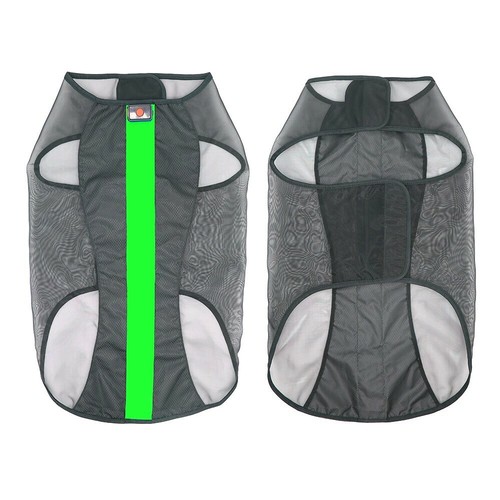 LED Rechargeable Summer Dog Coat, Weatherproof Dog Vest for Outdoors Green Small - Picture 3 of 7