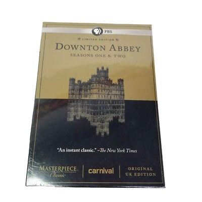 PBS Downton Abbey Season 1 & 2 Limited Edition DVD set NEW SEALED FREE ...
