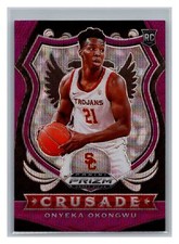 2020 Panini Prizm Draft Picks Collegiate Purple Wave Onyeka Okongwu #85