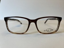 OSCAR DE LA RENTA EYEGLASS OSM829 210 Brown Horn Gradient 54-17-140 Frames - NEW