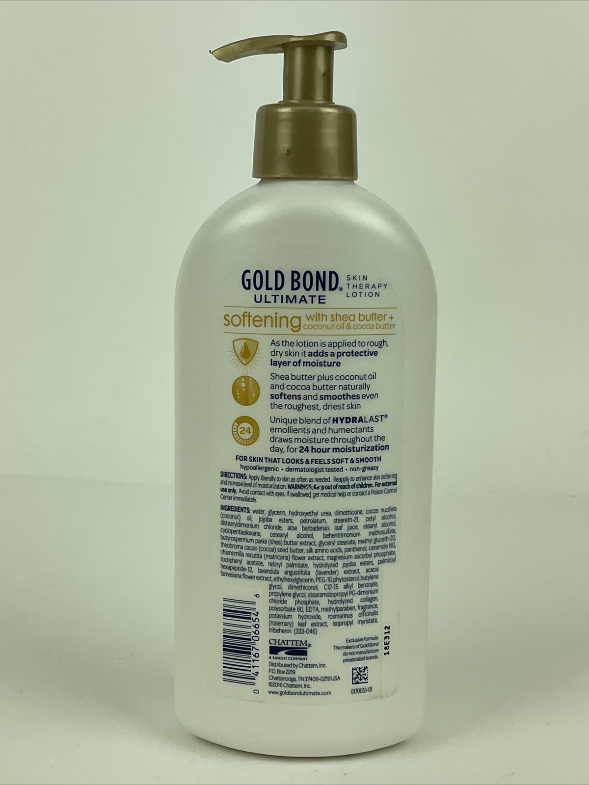 Gold Bond Ultimate Skin Therapy Lotion Softening Natural Shea Butter Scent 14oz