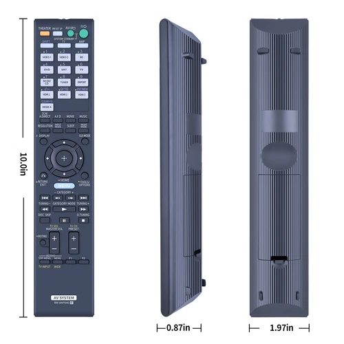 RM-AAP040 Generic Replacement For Sony AV Receiver Remote Control STR-DN1000 - Picture 6 of 6