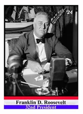 2024 Political Trading Cards Franklin Delano Roosevelt FDR