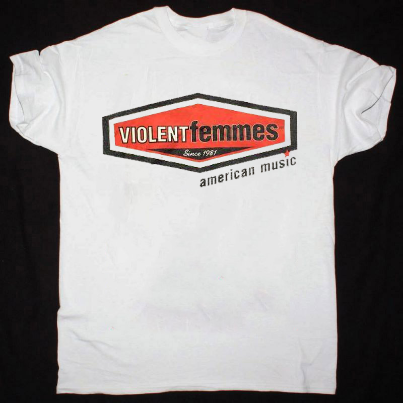 1997 Violent Femmes American Music Band Short Sleeve White T 1997 Violent Femmes American Music Band Short Sleeve White T