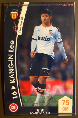 2020 Panini WCCF Footista F20 EX Kang-In Lee Valencia rookie card