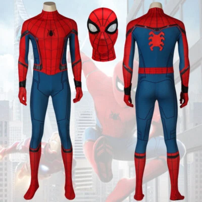 Spiderman Costume Spiderman Homecoming Cosplay Suit with Mask - Image 1 of 4