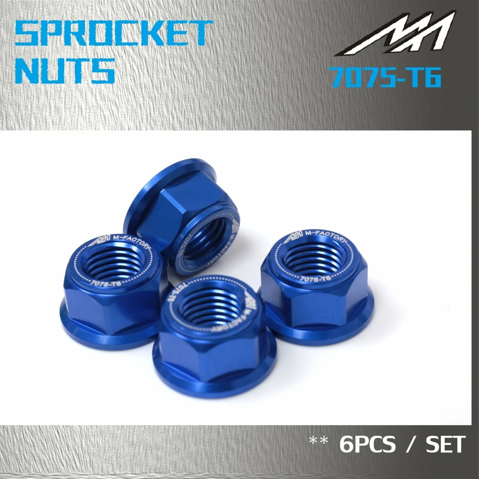 Rear Sprocket Nuts Kit Set For Honda CBR600 RR CBR929RR CBR1000RR Foto 3 de 4