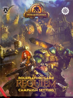 ROLEPLAYING GAME / D&D 5 / IRON KINGDOMS REQUIEM SETTING + SCREEN + CARD + SCENARIO
