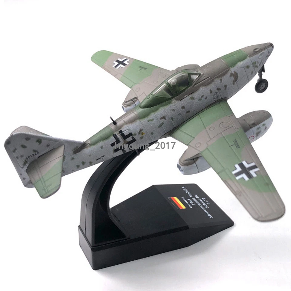 1:72 1944 WWII Messerschmitt Me262 Schwal Be Fighter Diecast Airplane Model - Image 2 of 4
