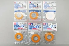 Tamiya 1mm/2mm/3mm/6mm/10mm/18mm Masking Tape Set Paint Tool Spray (6pcs Combo)