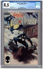 Web of Spider-Man  # 1   CGC   8.5   VF+   White pgs  4/85  1st App. of the Vult