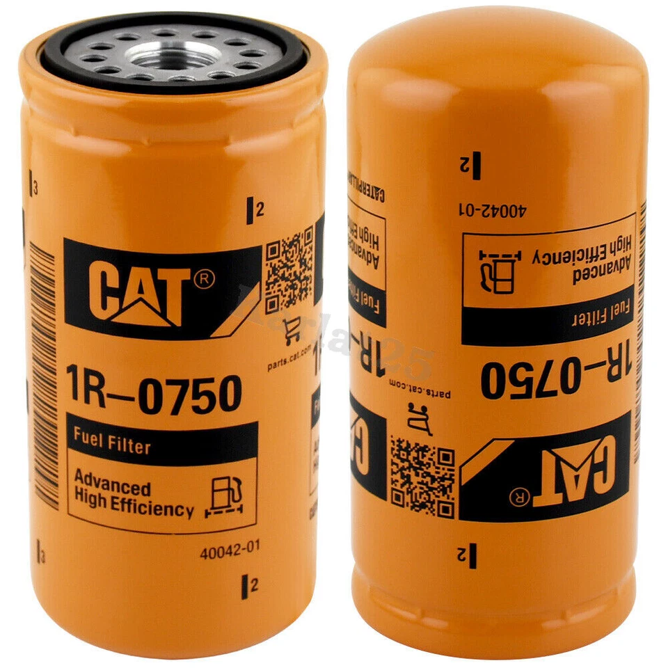 NOVO Filtro Caterpillar 1R-0750 1R0750 Genuíno Selado Eficiência Avançada 2PCS - Imagem 3 de 4
