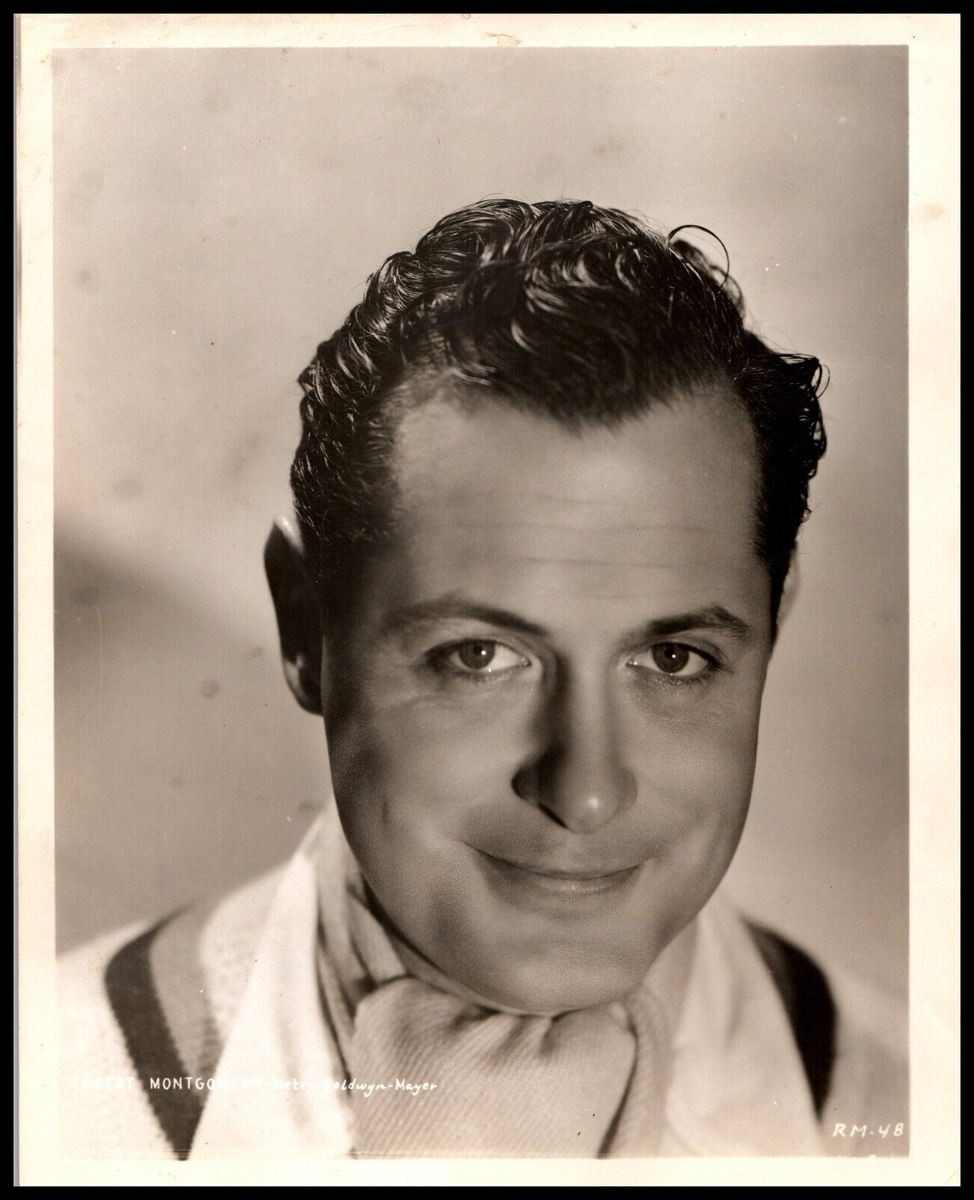 Hollywood HANDSOME ACTOR ROBERT MONTGOMERY MGM VINTAGE 1930s ORIG