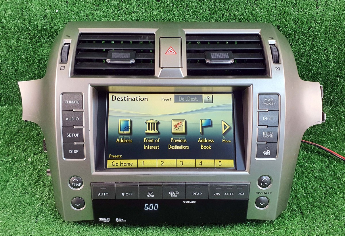 Lexus GX460 2010-2013 GPS navigation Touch display unit 86805