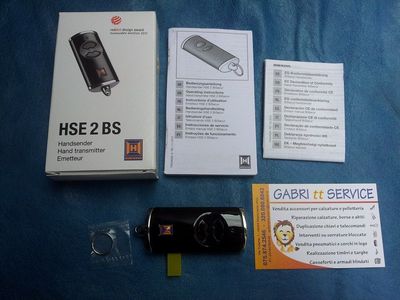 HORMANN Bisecur HSE2 868.35MHz BS2 Two Channel BLACK Original Transmitter