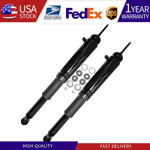 Rear MaxAir Air Adjustable Shocks Absorbers 2X Monroe For 9703 Ford F