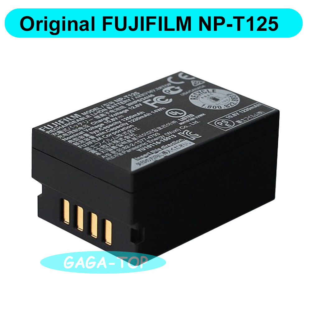 Original Fujifilm NP-T125 Battery for Fuji GFX100 GFX50S GFX50R